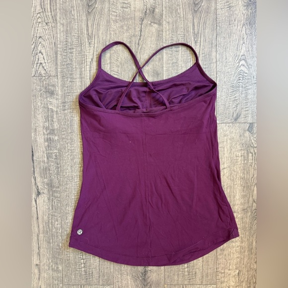 Lululemon Women’s Atma Tank- Plum- Size 12 - Picture 4 of 5